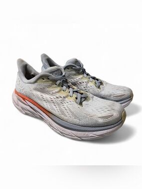 Women’s Hoka Clifton 8 Blue Fog Running Shoes Size 9 Wide
